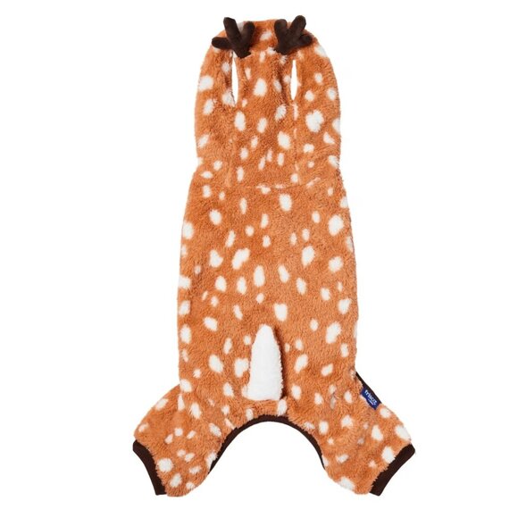 BNWT Plush Fleece Reindeer Holiday Pet Pajamas - Sizes S, M - Picture 4 of 6
